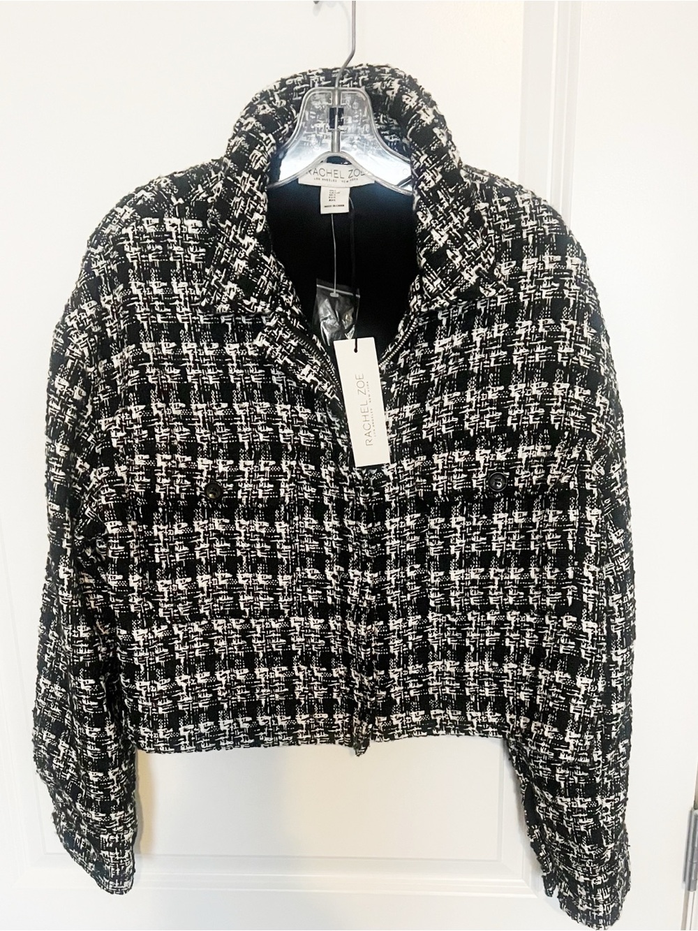 Rachel Zoe NWT Tweed Jacket Large